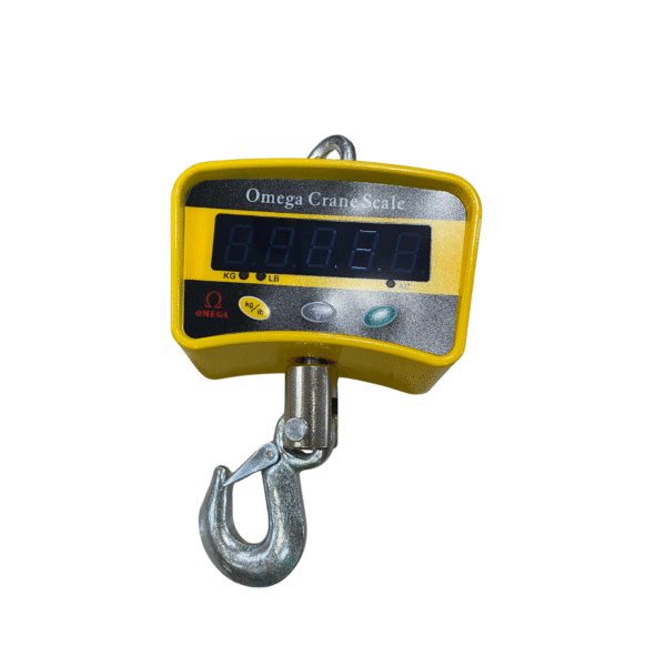 Omega 500KG Digital Crane Hanging Weighing Scale – Heavy-Duty Industrial Hook Scale with LED Display