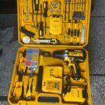 TUFF 36V Cordless Drill Machine Set with Full Tool Kit – Yellow Variant