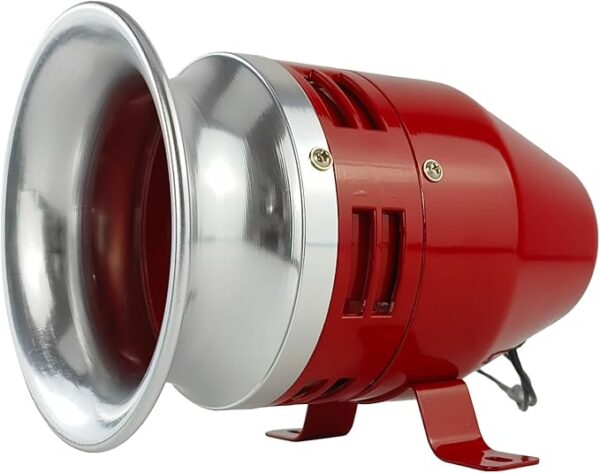 MS-390 Motor Horn Siren Buzzer AC 110V – 125dB Heavy-Duty Industrial Alarm