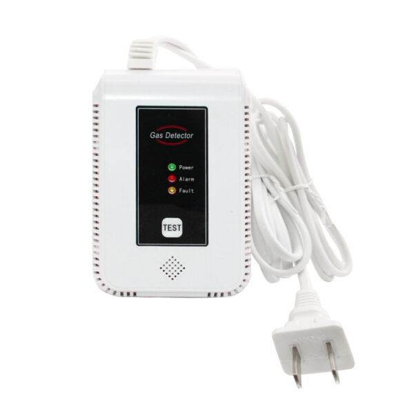 Plug-in Gas Leak Detector Alarm with LCD Display – Home & Industrial Safety Device