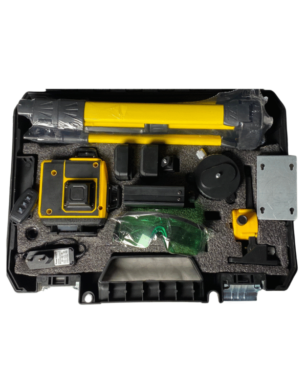 Remote Control Dewalt Line Laser level machine with core accessories, Touch panel and imported LED light