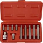 12PCS Spline Bit Socket Set CR-V Steel - Image 2