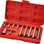 12PC XZN Triple Square Bit Socket Set M5–M12 | Heavy-Duty Spline Driver Tool Kit for Automotive, VW, Audi BMW And mroe