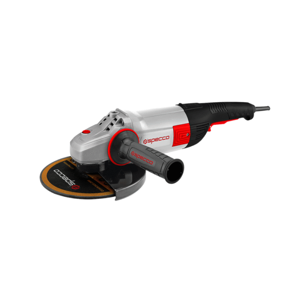 Specco ANGLE GRINDER 230MM / 2600 WATT 3 POSITION SIDE HANDLE INDUSTRIAL LEVEL 1 PCS GUARD