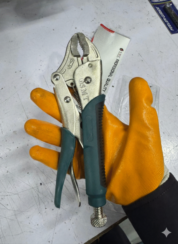 SMT Locking Pliers - Professional Quality Curved Jaw Vise Grips | Adjustable Hand Tool