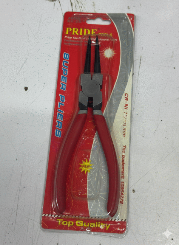 RIDE TOOLS 7" Snap Ring Pliers | CR-Ni Circlip Pliers Tool