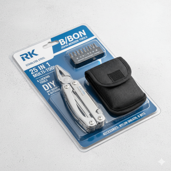 RK 6-in-1 Stainless Steel Multi-Tool Pliers & Bit Set