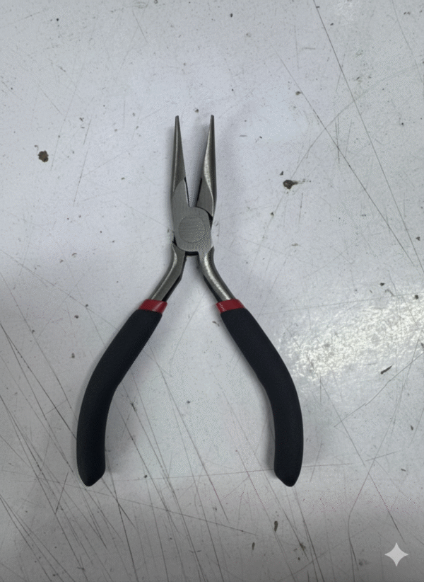 Mini Needle Nose Pliers - Precision Long Nose Pliers for Jewelry, Crafts & Electronics