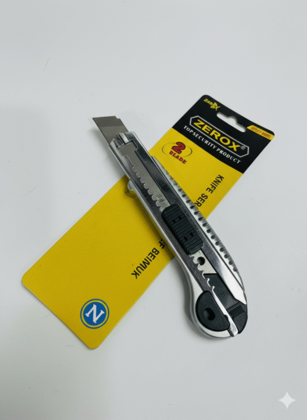 ZEROX Quick Change Folding Utility Knife | Box Cutter with Safety Lock