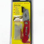 Quick Change Folding Utility Knife | Box Cutter with Safety Lock