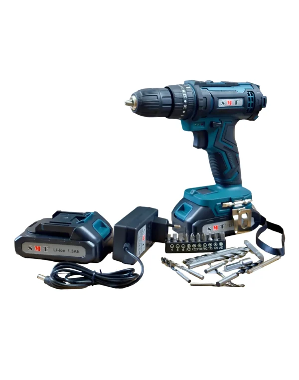 SMT 4723 21V Impact Hammer Drill | Cordless 10mm Power Driver for Home & Professional Use