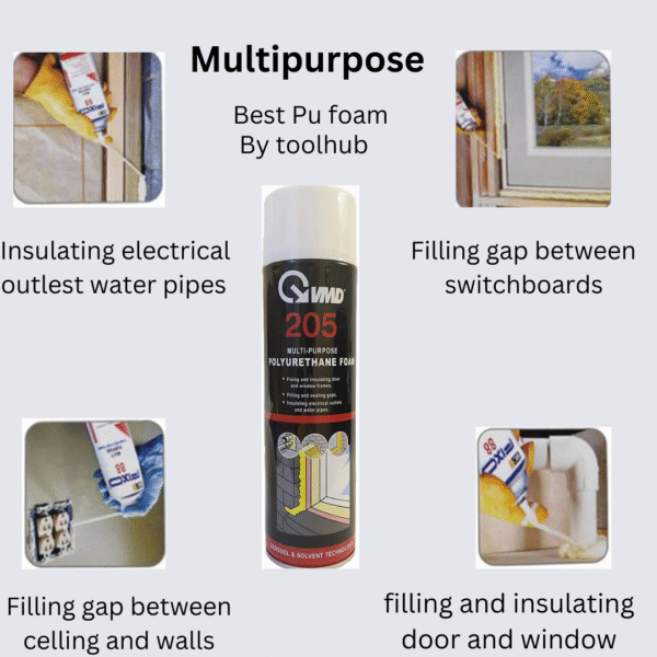 PU FOAM 750ML crack filler foam/Multi-Purpose PU Foam/Spray Foam Insulation /Polyurethane Foam Filler/