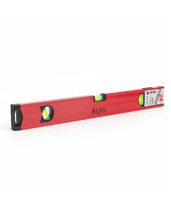 SMT 352 24-Inch Magnetic Spirit Level Bubble Ruler – 3 Bubble Vials for Accurate Alignment