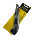 Heavy-Duty Retractable Utility Knife - Metal Body with Locking Slider