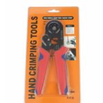 Self-Adjusting Wire Ferrule Crimping Tool - Square Crimp (HSC8 6-4 / 6-6 Type) - 180mm