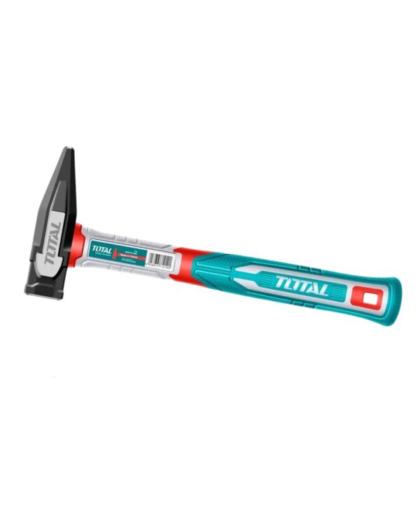Total 300 g Machinist Hammer THMH62300 – Drop-Forged Carbon Steel with Fiberglass Handle