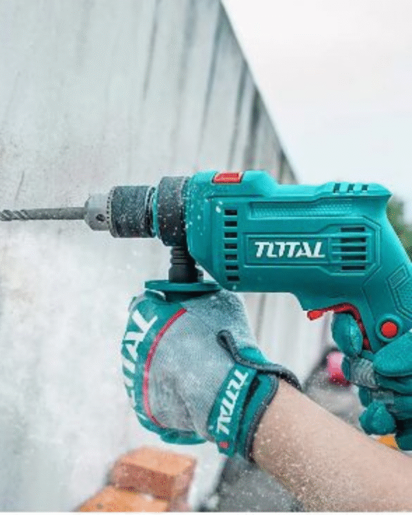 Total 680W Variable Speed Impact Drill TG1061356 – Forward/Reverse & Hammer Function Power Tool
