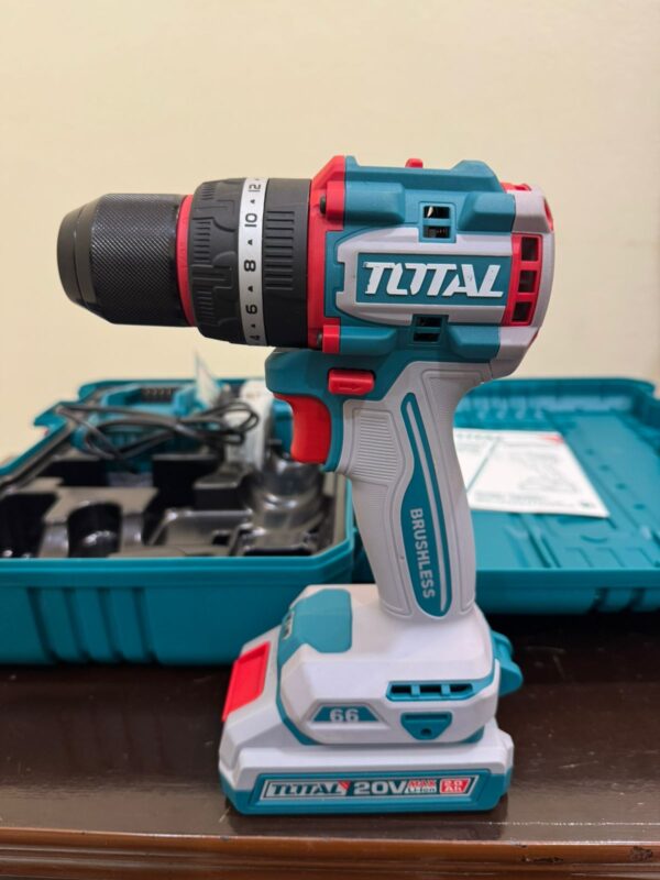 Total 20V Brushless Cordless Impact Drill – High-Power Compact Tool (TIDLI20668)
