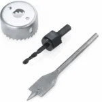 3-Piece Hole Saw Lock Installation Kit – 54 mm & 22 mm Wood Drilling Set with Mandrel for Door & Woodwork