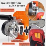 12″ Chainsaw Attachment for Angle Grinder – Wood Cutting Converter Accessory - Image 3