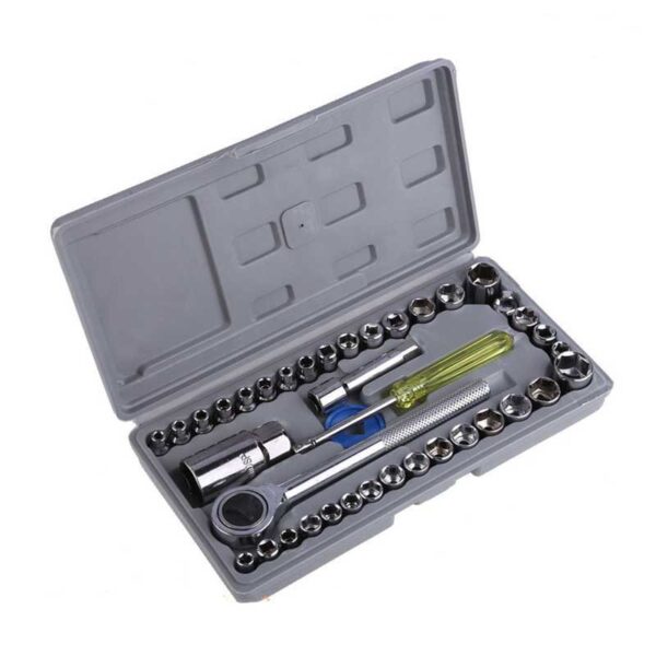 Original AIWA 40-Piece Combination Socket Wrench Set Tool Kit – ATS-0630