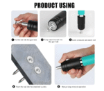 Portable Ceiling Nail Gun – Low‑Noise Manual Fastening Tool - Image 3