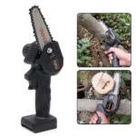 4″ Mini Cordless Electric Chainsaw – 24V 550W Portable Battery Powered Handheld Chain Saw - Image 12