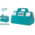 16 Inch TOTAL Tool Bag THT261625 With 14 Pockets