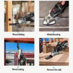 Angle Grinder Conversion Universal Head Adapter M10 Thread | Multi-Function Swing Saw Cutter Polisher Converter Tool - Image 2