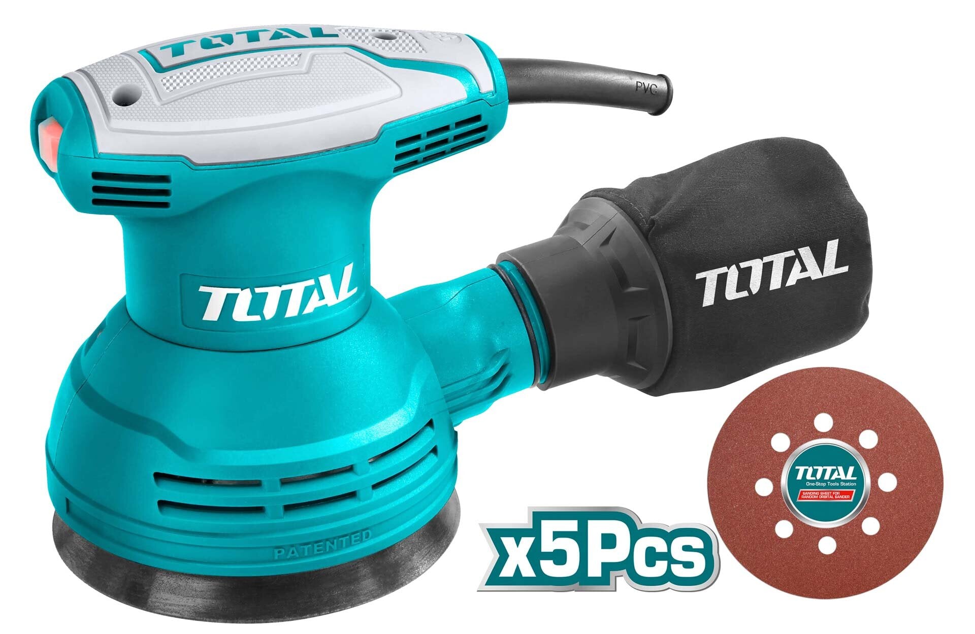 TF2031256 Total Rotary sander 320W 125mm TF2031256 - Image 1