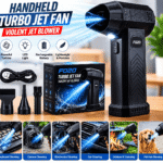 Handheld Multifunctional Turbo LED Violent Jet Fan Blower – Powerful Portable Air Duster