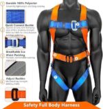 Full Body Safety Harness Fall Protection Belt Five Point Safety Harness - Image 3