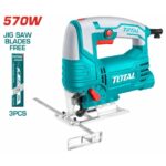 TOTAL TS206806 650W Industrial Jig Saw Machine with 5 Blades – Heavy Duty Electric Cutter