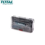 TOTAL TACSD30556 55 Pcs Screwdriver Set – Industrial Cr-V Bit Set with Ratchet Handle & Magnetic Tips