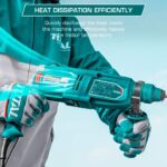TOTAL Industrial Rotary Hammer 800W TH308268 – SDS Plus 26mm Electric Hammer Drill with Carrying Case - Image 3