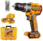 INGCO CIDLI208682 20V Brushless Cordless Impact Drill – 86Nm Heavy Duty Drill Driver Kit with 2 Batteries - Image 3