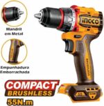 INGCO CDLI205582 20V Brushless Cordless Drill – 55Nm Professional Drill Driver with Battery & Charger - Image 2