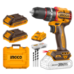INGCO CIDLI20668 20V Brushless Cordless Impact Drill – 66Nm High Torque Compact Power Tool with Battery & Charger - Image 2