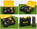 Selex 108V Cordless Impact Wrench – Heavy Duty Rechargeable Electric Wrench with 2 Batteries & Carry Case - Image 4