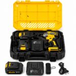 Selex 108V Cordless Impact Wrench – Heavy Duty Rechargeable Electric Wrench with 2 Batteries & Carry Case - Image 2