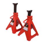 6 Ton Heavy Duty Steel Jack Stands – Ratchet Lock High Lift Support for Cars, SUVs & Trucks