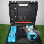 ANTOL 20V Cordless Brushless Impact Drill Set – 40N.M Heavy Duty Hammer Drill with 2 Batteries (28 Pcs) - Image 2