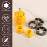 PVC Thread Maker Tool for Electric Drill – Pipe Threader Kit with 3 Dies for PVC & Plumbing Work - Image 5