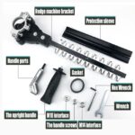 Angle Grinder Refit Garden Pruning Machine – Hedge Trimmer Attachment for 110/115mm Grinder