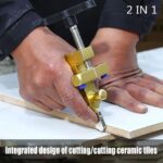 2 in 1 Ceramic & Glass Tile Cutter – Portable Diamond Hand Tool for Professional Tile Cutting - Image 3