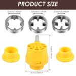 PVC Thread Maker Tool for Electric Drill – Pipe Threader Kit with 3 Dies for PVC & Plumbing Work - Image 2