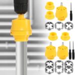 PVC Thread Maker Tool for Electric Drill – Pipe Threader Kit with 3 Dies for PVC & Plumbing Work