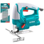 TOTAL TS206806 650W Industrial Jig Saw Machine with 5 Blades – Heavy Duty Electric Cutter - Image 4