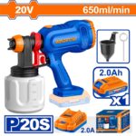 WADFOW Cordless Spray Gun – High Pressure Paint Sprayer Machine for Home & Professional Use