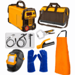 INGCO COS25075 7 Pcs Welding Machine Set – 200A MMA Inverter Welder Kit with Helmet, Gloves & Accessories